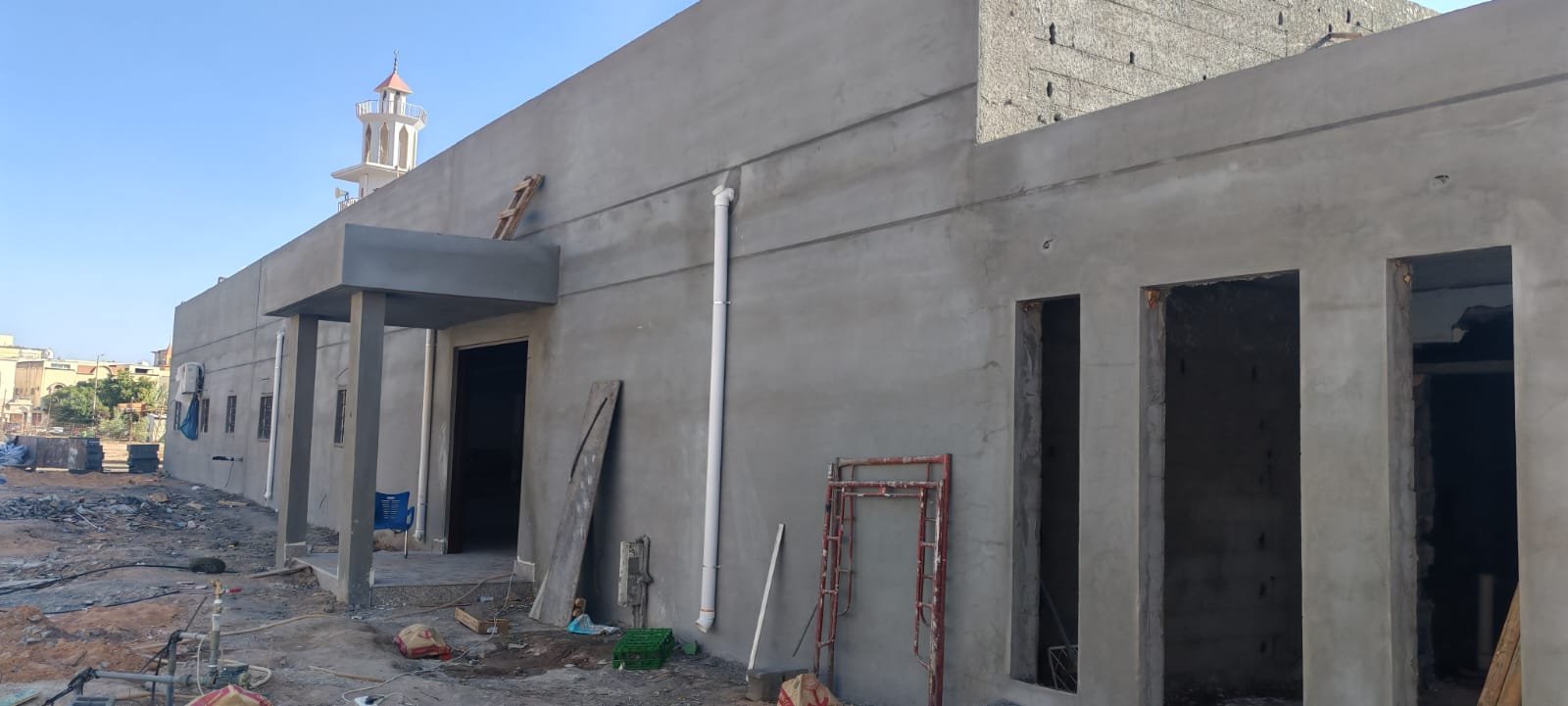 مشروع ترميم جامع هلال بن أمية بحي الروضة